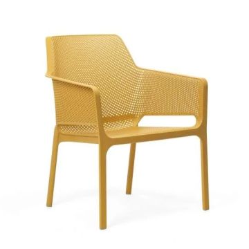 Scaun exterior Nardi Net Relax, galben