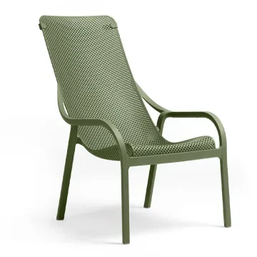 Fotoliu exterior Nardi Net Lounge verde agave