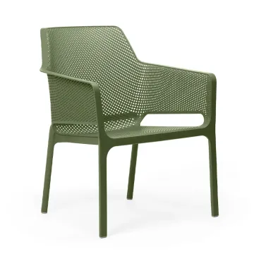 Scaun exterior Nardi Net Relax, verde agave