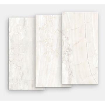 Gresie portelanata FMG Marmi Classici Maxfine 75x37.5cm, 6mm, Onice Perla Lucidato