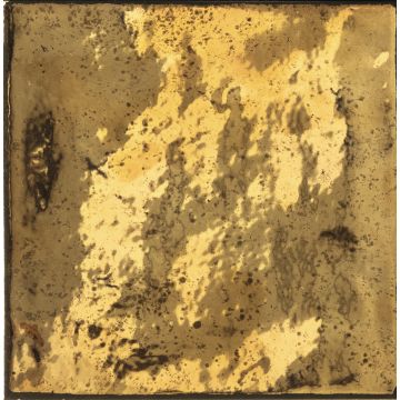 Decor faianta Iris Bottega D'Arte 15x15cm, 10mm, Oro lucido Nero