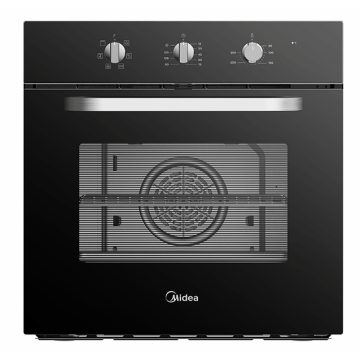 Cuptor electric incorporabil Midea MO 655 BK, 65 litri, 9 functii, AquaClean, negru