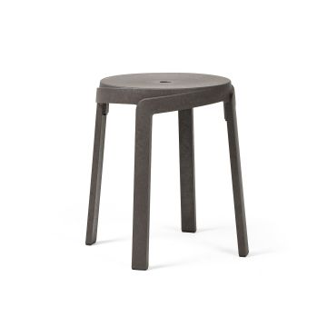 Scaun exterior Nardi Stack Mini 48cm, h 46.5cm, maro terra