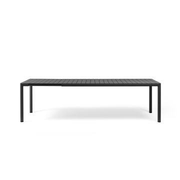 Masa exterior Nardi Tevere 210 extensibila, max 275x100cm, baza aluminiu, antracit