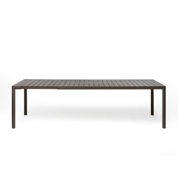 Masa exterior Nardi Tevere 210 extensibila, max 275x100cm, baza aluminiu, terra