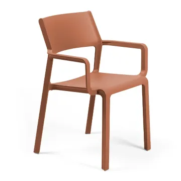 Scaun exterior Nardi Trill Armchair cu brate, mattone