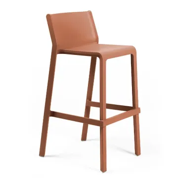 Scaun inalt exterior Nardi Trill Stool, h76cm, mattone