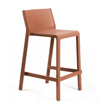 Scaun inalt exterior Nardi Trill Mini Stool, h65cm, mattone