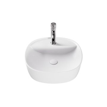 Lavoar Besco Anes Cera-Line 40x40cm, montare pe blat, alb