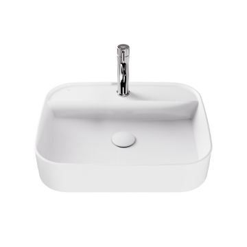 Lavoar Besco Assos Cera-Line 50x40cm, fara preaplin, alb