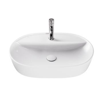 Lavoar Besco Anes Cera-Line 60x40cm, montare pe blat, alb