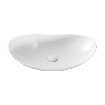 Lavoar tip bol Besco Viya Cera-Line 61.5x36cm, fara orificiu baterie, fara preaplin, alb