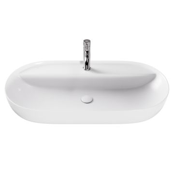 Lavoar Besco Anes Cera-Line 80x40cm, montare pe blat, alb