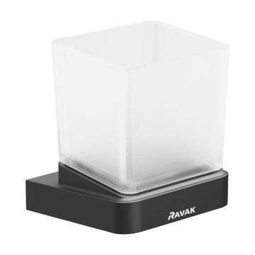 Pahar cu suport Ravak Concept 10° TD 210.20, black