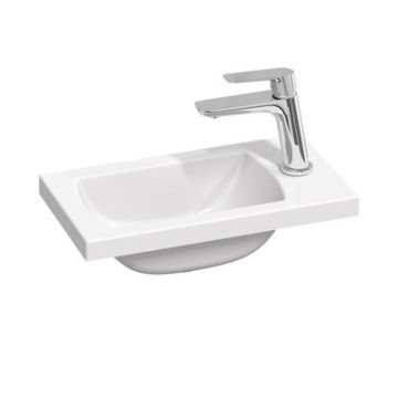 Lavoar asimetric Ravak Concept Classic II 400, 40x22cm, alb
