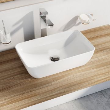 Lavoar tip bol Ravak Uni 500 R Slim, 50x31x12.5cm, alb