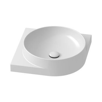Lavoar de colt Ravak Yard 45x45cm, alb