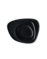 Set 3 platouri Kartell Namaste design Jean-Marie Massaud, negru