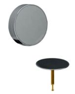 Set ornamente sifon pentru cada Geberit D52 cu preaplin si capac, negru mat