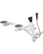 Sifon automat Hansgrohe D17-11 pentru chiuveta granit cu doua cuve