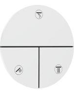 Divertor Hansgrohe ShowerSelect Comfort S cu 3 functii cu montaj incastrat, necesita corp ingropat, alb mat