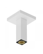 Brat de dus Hansgrohe E de tavan, 10cm, alb mat