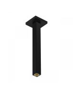 Brat de dus Hansgrohe E de tavan, 30cm, negru mat