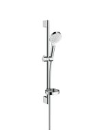 Set de dus Hansgrohe Crometta Vario cu para 2 jet, bara 0.65 m, furtun 1.60m si savoniera