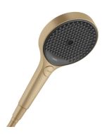 Para de dus Hansgrohe Rainfinity 130 EcoSmart Select, 9l/min, 3 jet, bronz periat
