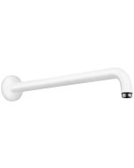 Brat de perete Hansgrohe 389 mm, alb mat