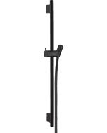Bara de dus Hansgrohe Unica S Puro 65cm cu furtun 160cm, negru mat
