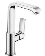 Baterie lavoar Hansgrohe Metris 230, ventil pop-up, crom