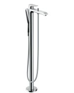 Baterie cada cu montaj pe pardoseala Hansgrohe Metris, necesita corp ingropat