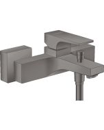 Baterie cada Hansgrohe Metropol, proiectie 18cm, negru periat