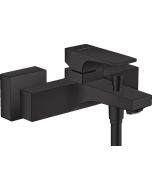 Baterie cada Hansgrohe Metropol, proiectie 18cm, negru mat
