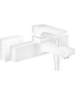 Baterie cada Hansgrohe Metropol, proiectie 18cm, alb mat