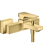 Baterie cada Hansgrohe Metropol, proiectie 18cm, gold optic lustruit