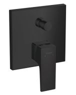 Baterie cada - dus Hansgrohe Metropol montaj incastrat, necesita corp ingropat, negru mat