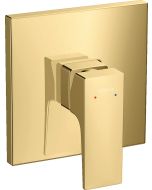 Baterie dus Hansgrohe Metropol montaj incastrat, necesita corp incastrat, gold optic lustruit