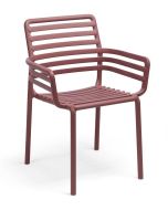 Scaun exterior Nardi Doga Armchair rosu marsala