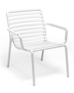 Scaun exterior Nardi Doga Relax alb