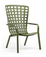 Fotoliu recliner exterior Nardi Folio, verde agave