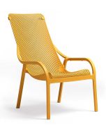 Fotoliu exterior Nardi Net Lounge mustar