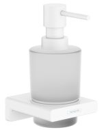 Dispenser sapun lichid Hansgrohe AddStoris, alb mat