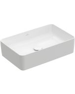 Lavoar tip bol Villeroy & Boch Collaro 56x36cm, fara orificiu baterie, fara preaplin, alb