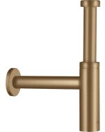 Sifon lavoar design Axor Flowstar S, bronz periat