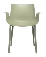 Scaun Kartell Piuma design Piero Lissoni, verde salvie