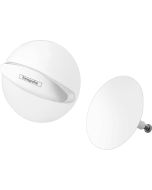 Set ornamente pentru sifon cu preaplin pentru cada Hansgrohe Flexaplus, alb mat