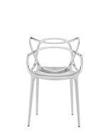 Set 2 scaune Kartell Masters design Philippe Starck & Eugeni Quitllet, crom metalizat