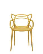 Set 2 scaune Kartell Masters design Philippe Starck & Eugeni Quitllet, mustar